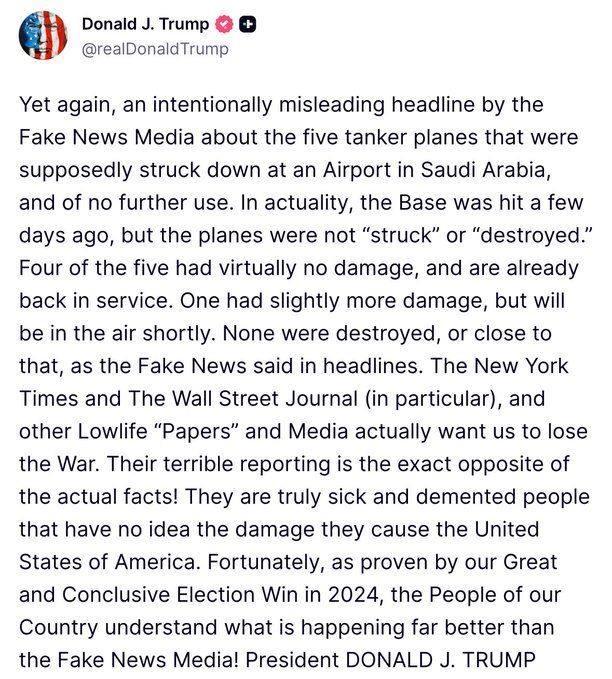 Trump Praises FCC Chairman Brendan Carr for Cracking Down on ‘Fake News’ Media Amid Iran War Coverage