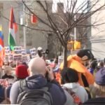 Paid Professional Protesters Flood New York for Maduro Trial with Identical Signs