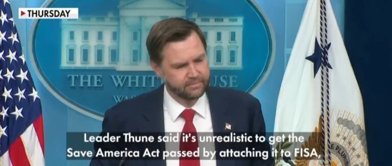 JD Vance and Sen. Rick Scott Push Senate Leadership to Advance SAVE America Act