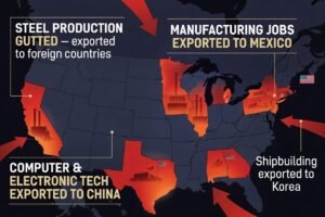 American Jobs and Wealth Exported: How Establishment Politicians Sold Out Workers for Elite Gains