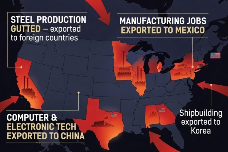 American Jobs and Wealth Exported: How Establishment Politicians Sold Out Workers for Elite Gains