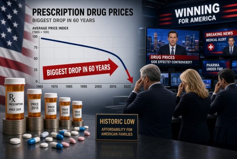 Prescription Drug Prices Plunge in Historic Drop as Media Looks Away