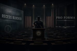 Washington Insiders Shielded as Pro Forma Sessions Continue